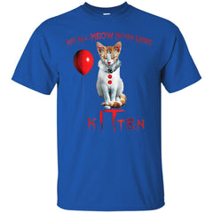 We All MEOW Down Here Clown Cat Kitten T-Shirt LTD Apparel - Ricetee