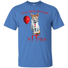 We All MEOW Down Here Clown Cat Kitten T-Shirt LTD Apparel - Ricetee
