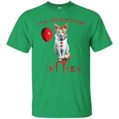 We All MEOW Down Here Clown Cat Kitten T-Shirt LTD Apparel - Ricetee